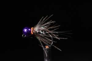 Manic Fly Collection: Purple TB Sparkle Jig Fishing Fly | Manic Fly Collection