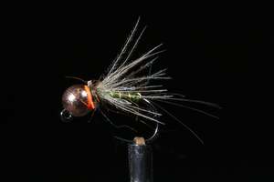 Copper TB Sparkle Jig Fishing Fly | Manic Fly Collection