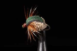 Manic Fly Collection: Deer Hair Green Bettle Fishing Fly | Manic Fly Collection