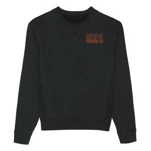 Simm Hoodies Fleece Tees: Simms Crew Sweatshirt | Logo Black