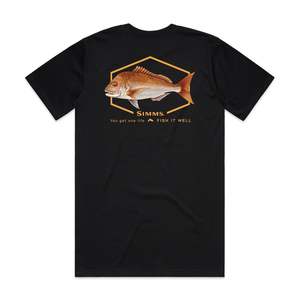 Simms S25 Artist Tee | Snapper - Black