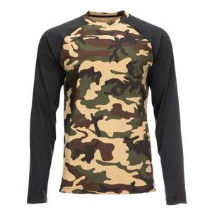 Simms Lightweight Baselayer Top | Woodland Camo