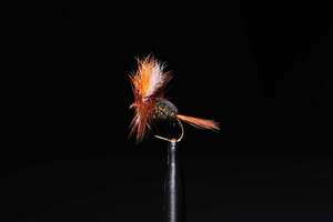 Manic Fly Collection Hyper Humpies: Hyper Humpy Green Beetle Fishing Fly | Manic Fly Collection