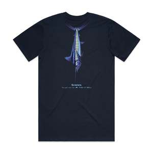 Simms S25 Artist Tee | Blue Marlin - Navy