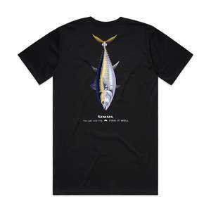 Mm Simms Tees Tanks: Simms S25 Artist Tee | Bluefin Tuna - Black