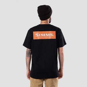 Simms Logo Tee - Black