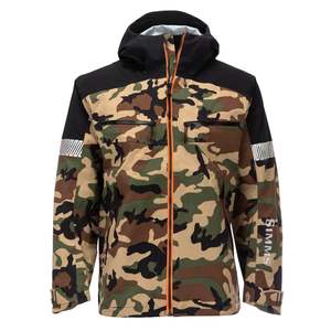 Simms Fishing CX Jacket | Woodland Camo