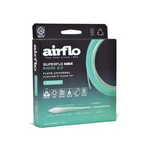 Airflo Fishing: AIRFLO SUPERFLO MAX RIDGE 2.0 FLATS UNIVERSAL 9’ CLEAR TIP