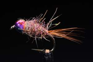 Manic Fly Collection: Rainbow Tungsten Bead Hare & Copper Fishing Fly | Manic Fly Collection