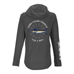 Simms Fishing: Simms S26 Women's Artist Solartech Hoody | Marlin Grey