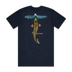 Simms S26 Artist Tee | Rainbow Rise Navy