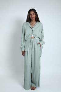 Sage Oversized Shirt