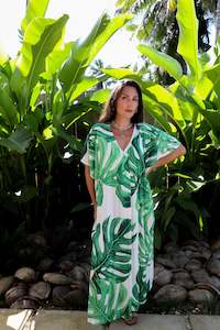 Kaftans Ladies: Monstera Mana Kaftan