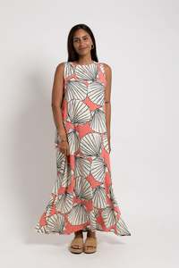 Ladies: Melon Shell Mere Maxi Dress