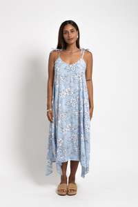 Ladies: Sky Blue Taina Motu Maxi Dress
