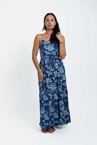 Ladies: Blue Tiare Garden Rama Maxi