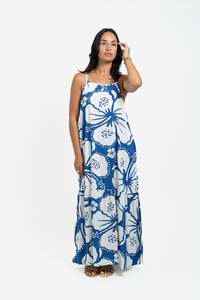 Ladies: Blue Kaute Ora Rama Maxi