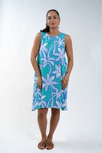 Ladies: Green Moana Grove Mere Mini Dress