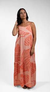 Ladies: Peach Moana Shell Rama Maxi