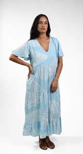 Ladies: Aqua Moana Shell Tia Midi Dress