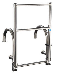 Stainless Steel Buccaneer telescopic ladder 325mm