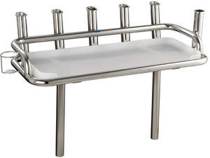 Stainless Steel Heavy duty bait station 6 x rod holders, 1 x can holder, 2 x ski&hellip;