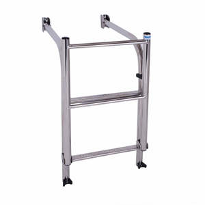 Stainless Steel 90 degree platform ladder come with extension