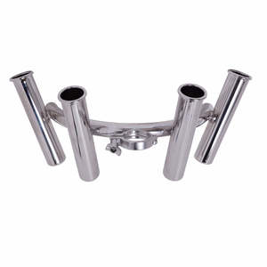 Rod Holders: Stainless Steel Soft bait rod rack ski pole attachment