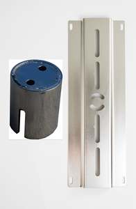 Modular Bait Stations: Modular Ski Pole Mounting Kit