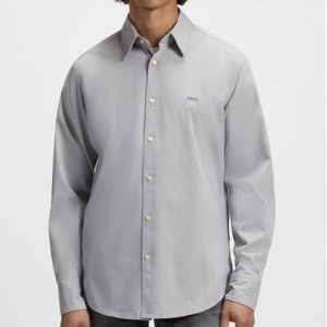 Products: Stretch Cotton Dobby Shirt - Man to Man