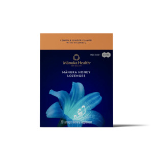 Manuka Honey Lemon & Ginger Lozenges with Vitamin C NZ