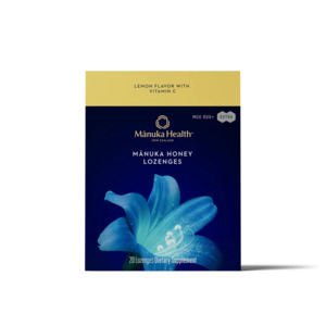 Manuka Honey Lemon Lozenges with Vitamin C NZ