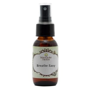 Products: Breathe Easy (oral spray) kumerahou and honey - Manutuke Herbs