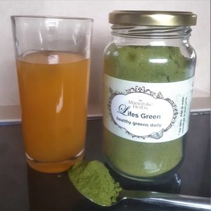 Products: Life Greens (certified organic powder) - Manutuke Herbs