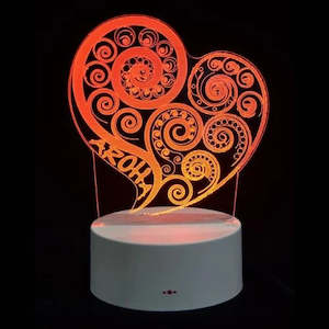 Led Lights: LED Light - Aroha Heart