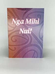 Cards And Packaging 1: Greeting Card- Nga Mihi Nui!