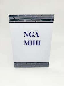 Cards And Packaging: Māori Greeting Card- Nga mihi