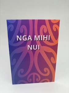 Cards And Packaging: Māori Greeting Card - Nga Mihi Nui