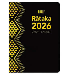 Easygift: 2026 Rātaka Black/ Gold Small Tuhi Stationary