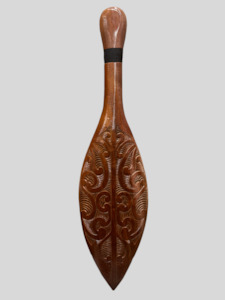 Wooden Collection: Paddle Wall-Hanging Wood Carving