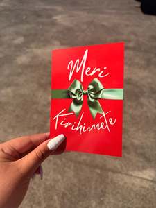 Cards And Packaging: Meri Kirihimete Card