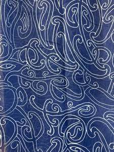 Scarf - Blue Koru