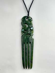 All Pounamu: Manaia Pounamu Heru/Necklace