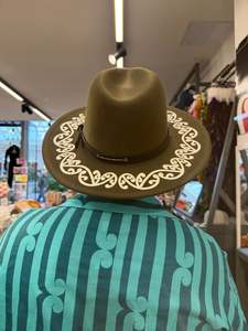 Hats Potae: Olive Mangopare Fedora