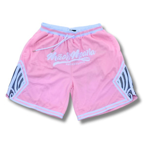 HEAVY HITTA BBALL SHORTS (MARSHMALLOW)