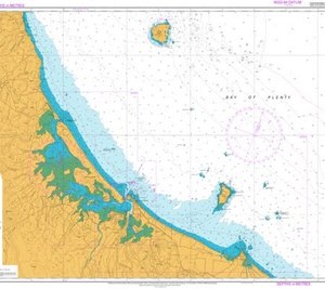 Products: Cuvier Island to East Cape Marine Chart – MapCo NZ – Maori, Pacific Island and New Zealand Maps