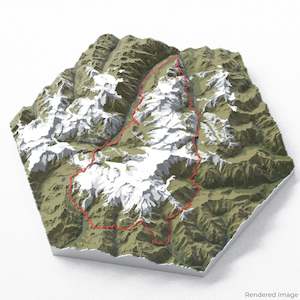 Tour Monte Rosa 3D Map
