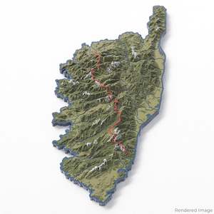 Featured: GR20 - Fra li Monti 3D Map