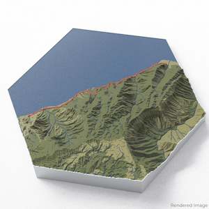 Featured: Kalalau Trail 3D Map