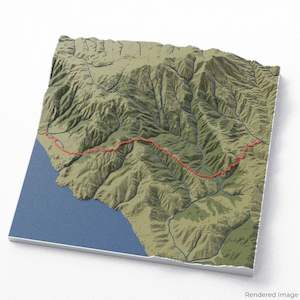Dipsea Trail 3D Map